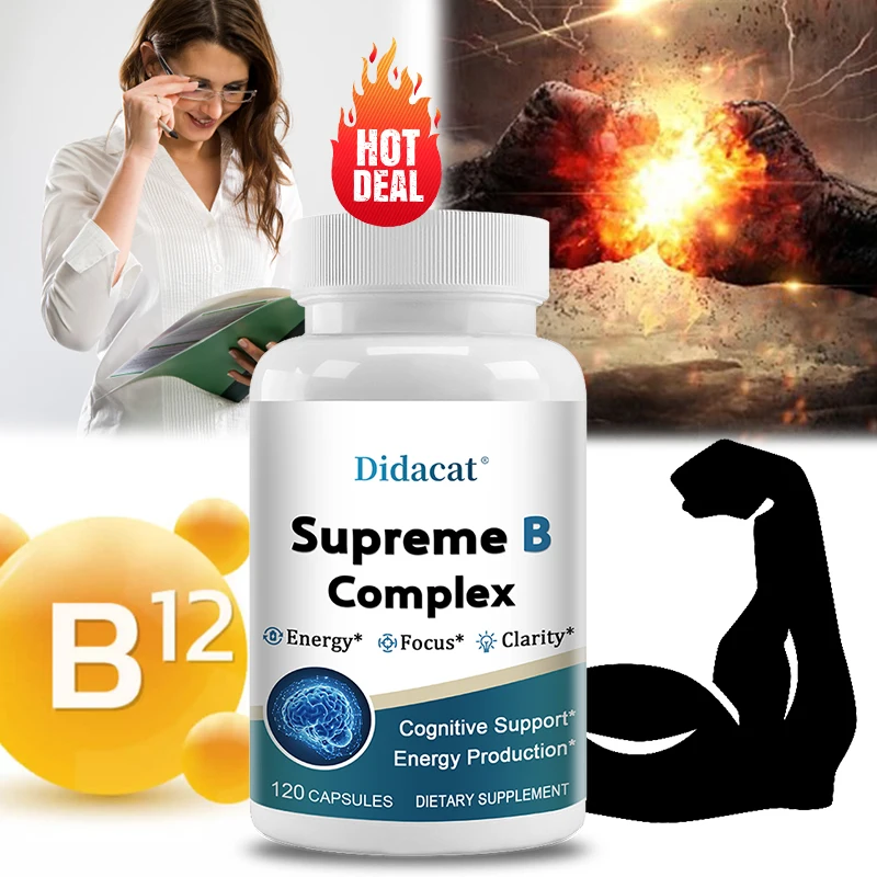 Vitamin B Complex - Immune Health, Energy Support and Nervous System Support