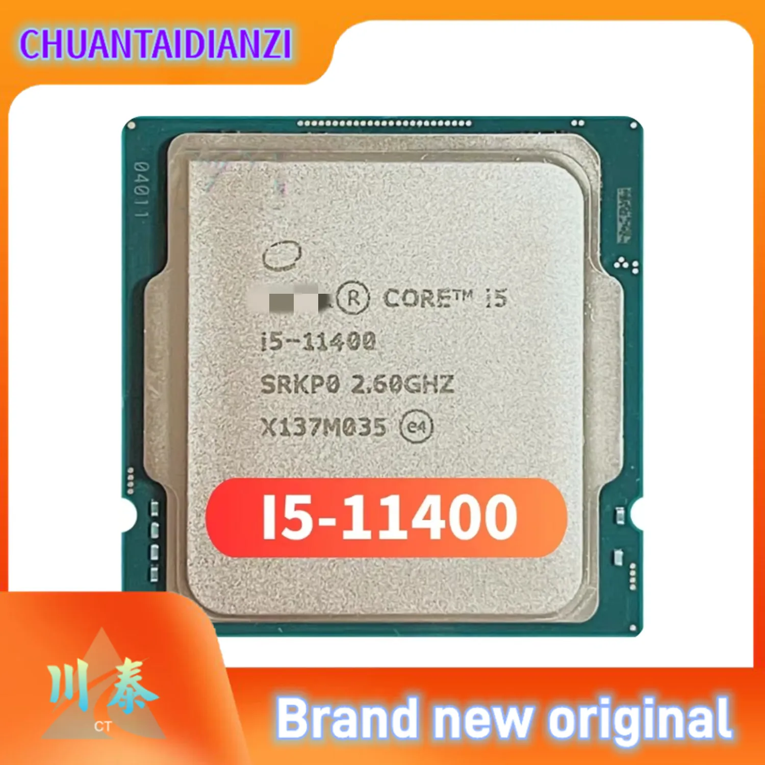 Intel New Core i5-11400 i5 11400 2.6 GHz L3=12M 65W LGA 1200 but no fan