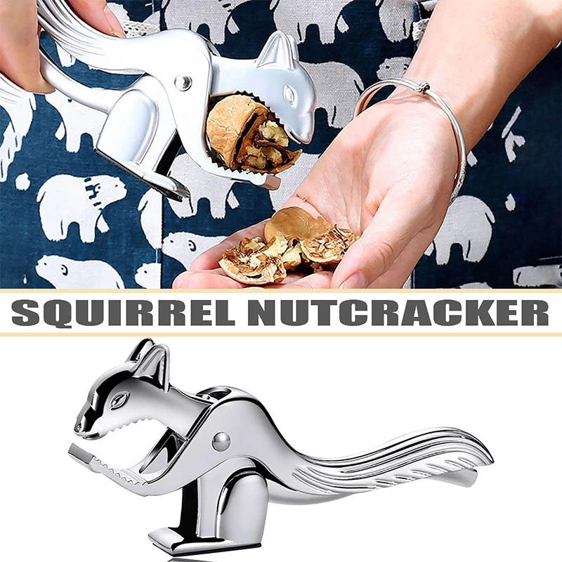 C Squirrel Walnut Sheller Opener Pine Pecan Hazelnut Plier Quick Walnut Cracker Almond Nut Pecan Nuts Nutcracker Multifunctional