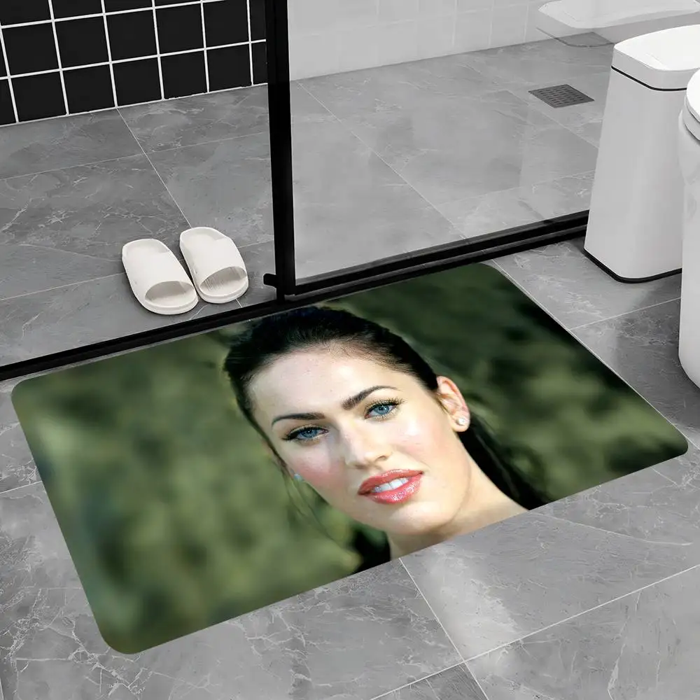 Actress M-Megan Fox Model Bathroom Mat Kids Room Bedroom Decoration Balcony Anti-Slip Doormat Living Room Welcome Rug