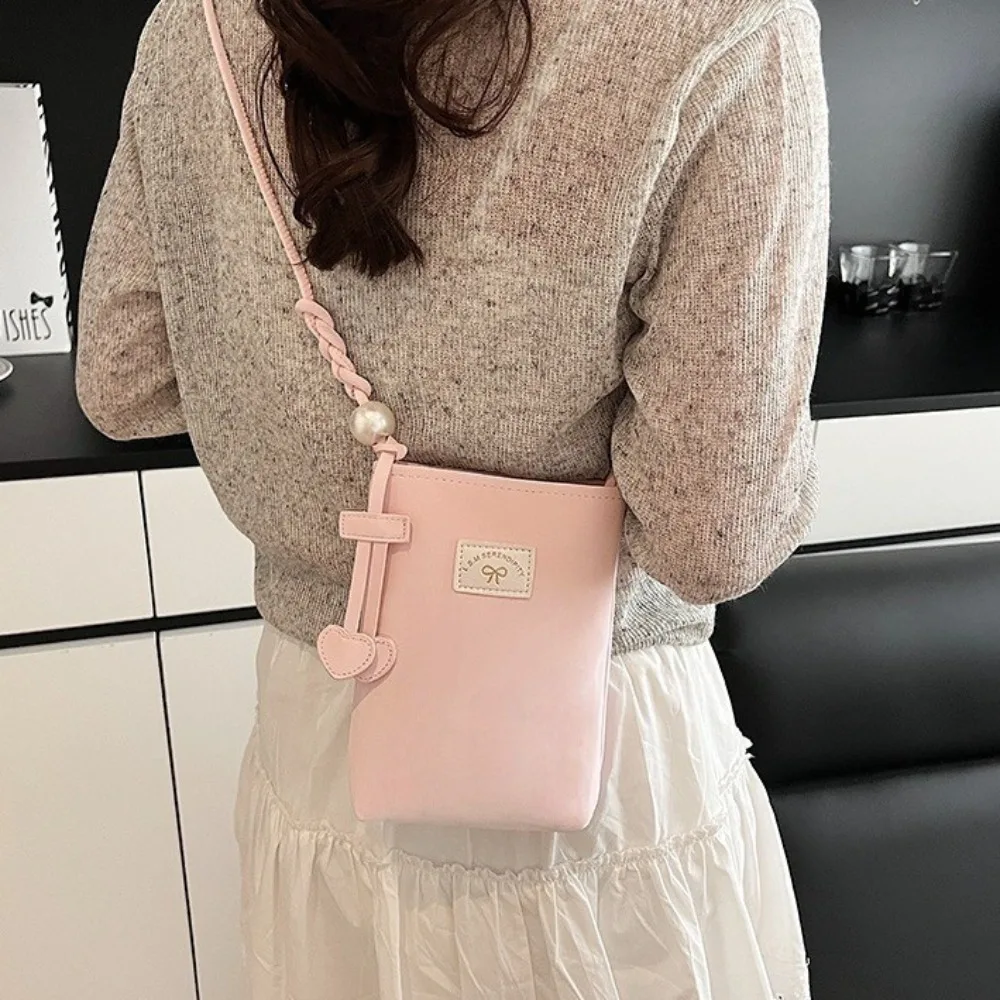 

PU Leather Mini Crossbody Bag Multifunctional Solid Color Small Square Bag Ultra-light Storage Bag Single Shoulder Bag Woman
