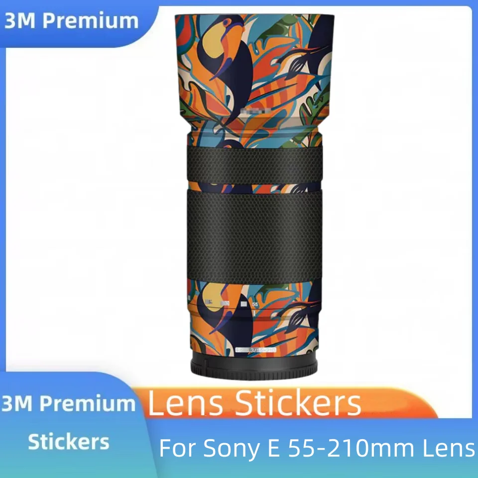 SEL55210 Camera Lens Sticker Coat Wrap Protective Film Body Decal Skin For Sony E 55-210 55-210mm F4.5-6.3 OSS E55-210 E55-210MM