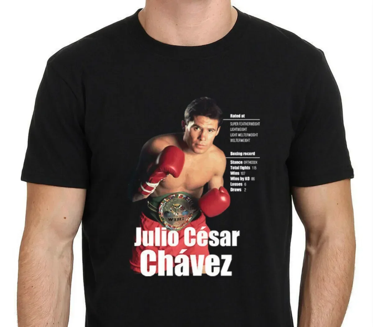 

Julio Cesar Chavez Mexican Boxing Legend T-Shirt 100% Cotton O-Neck Summer Short Sleeve Casual Mens T-shirt Size S-3XL