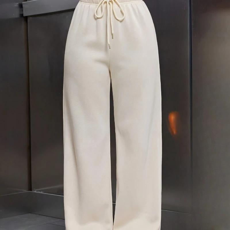 Pantalones de pierna recta de terciopelo de Color sólido de otoño e invierno para deportes casuales, adecuados tanto para hombres como ropa de calle