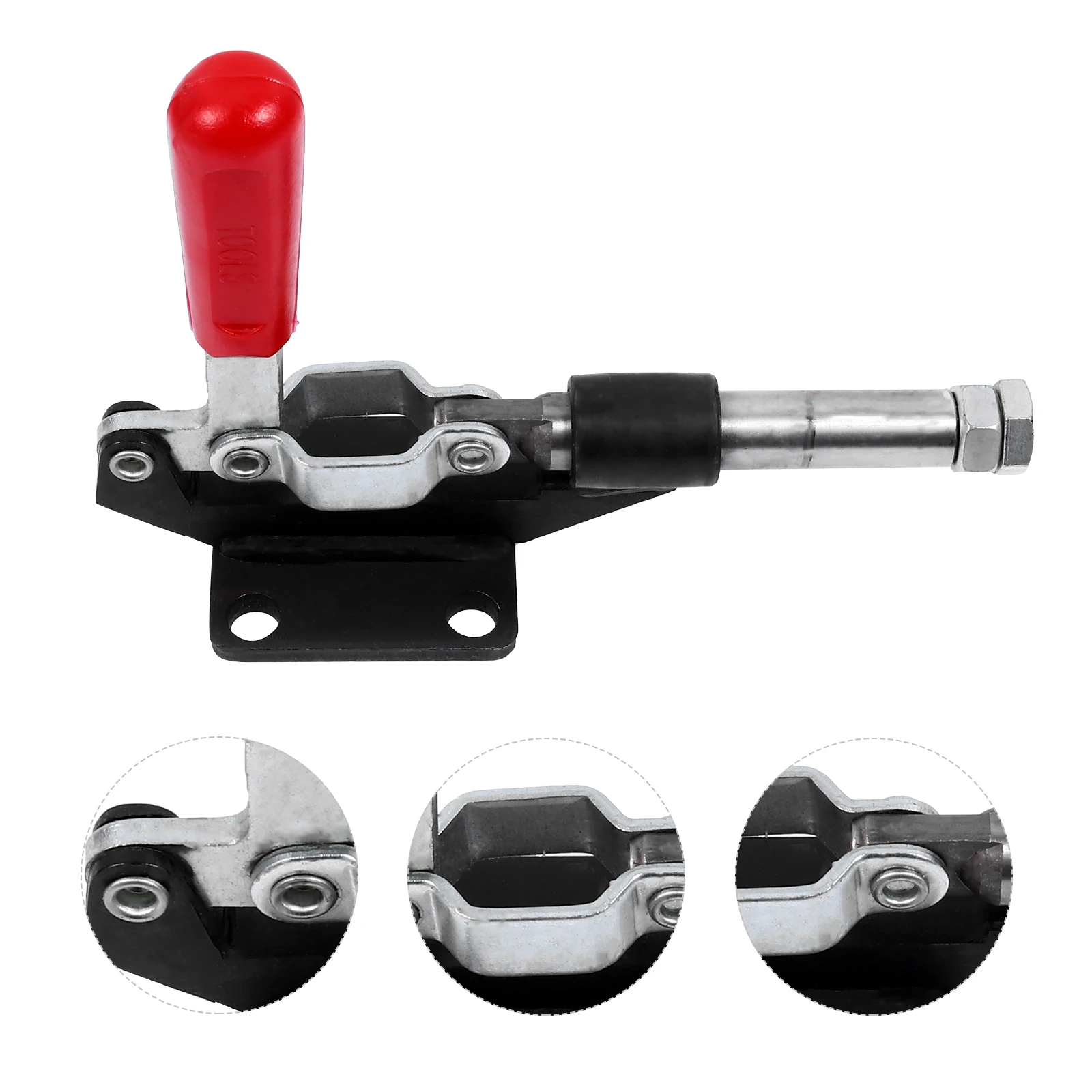 

Fast Clip 42mm Push Pull Toggle Clamp Horizontal Action Quick Fixture H Tool Woodworking Metal Clamps Stable Force Efficient Use