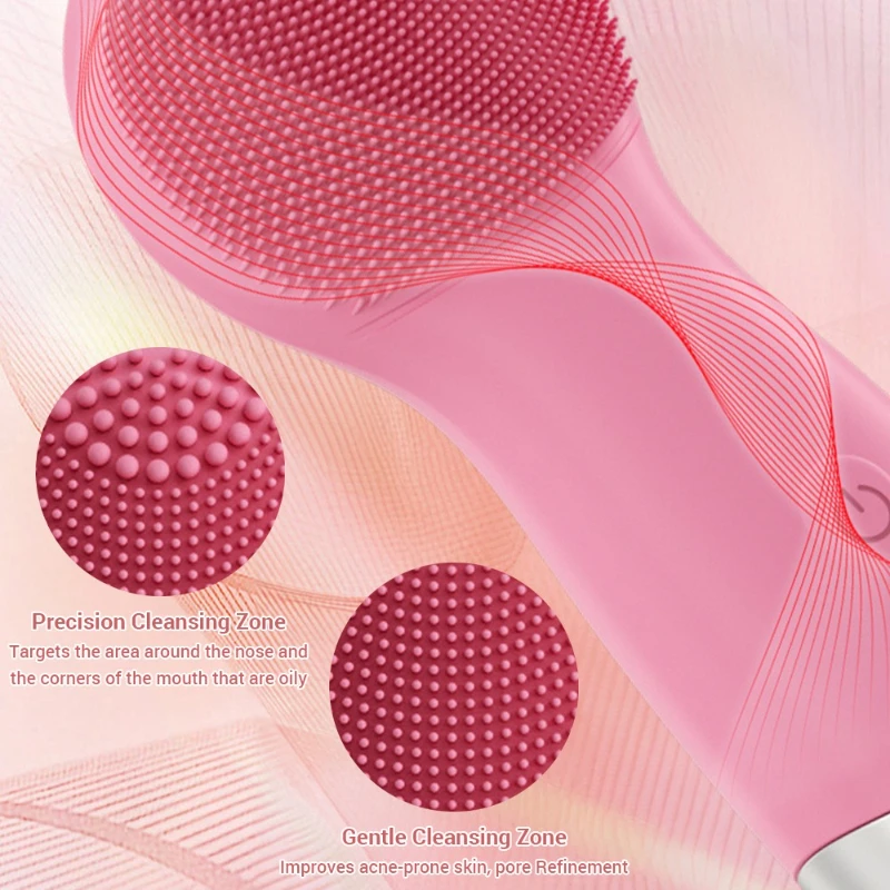 Electric Cleansing Brush Facial Cleanser Pore Cleanser Massager Deep Cleansing Brush Pore Blackhead Remover Skin Beauty Care