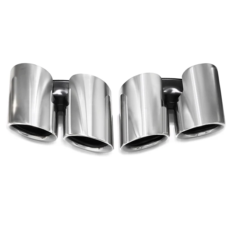 

SYPES Car Exhaust Pipes for Panamera 971 Custom Upgrade Gts Stainless Steel Exhaust Tip Performance Dual Muffler Tip OEM