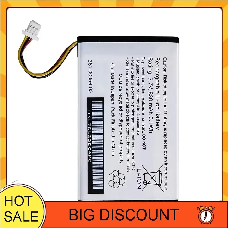 Replacement Battery 361-00056-00 3610005600 830mAh For GARMIN GPS Nuvi 30 40 40LM 50LM 50 Bateira