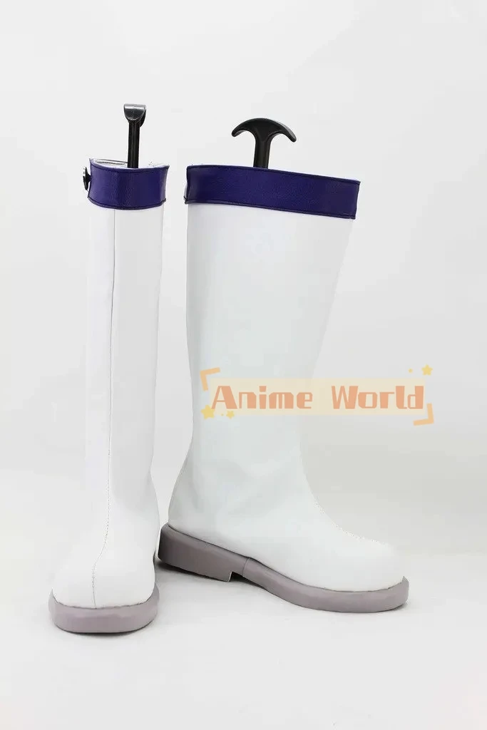Shoes Cosplay Lucy Cosplay Boots White Shoes Custom Made Men and Women Wear Shoes