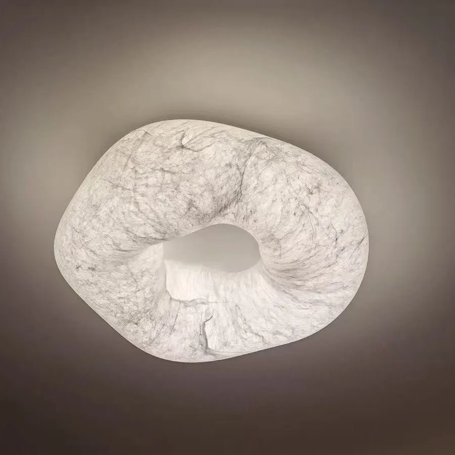 Colored Biomimetic Silk Cloud Home Ceiling Lights Living Room Decor Light Fixture Bedroom Led Illumination Study Modern Lamps