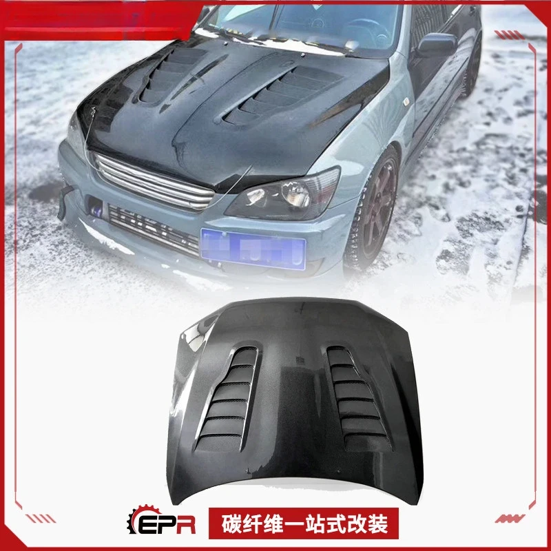 

SAAR для Lexus IS200 Altezza 1998-2005, передний капот двигателя из углеродного волокна в стиле акулы-укуса