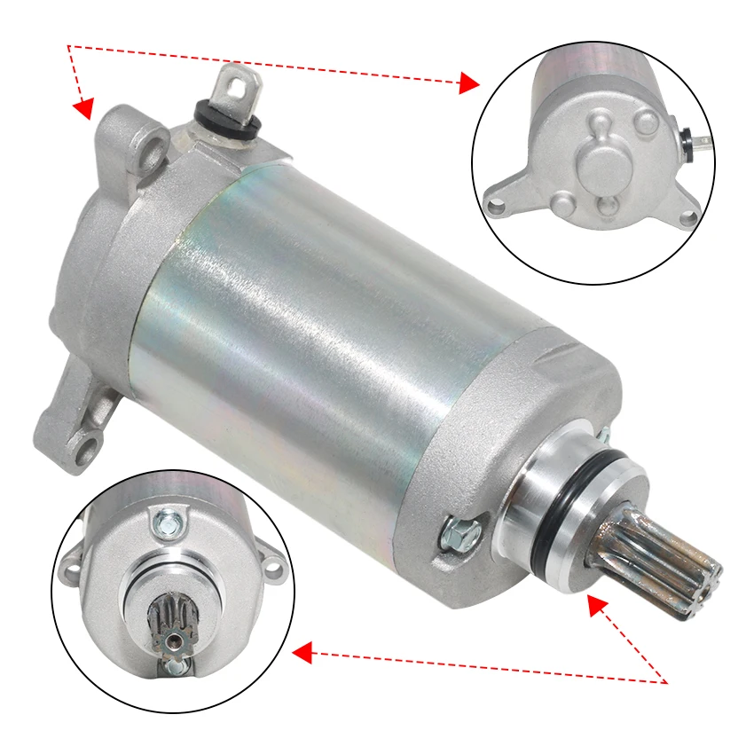 

Motorcycle Starter Motor For Yamaha XT125R XT125X YB125 YBR125ED YBR125ESD YB125SPD TT-R125-R125L-R125E-R125LE OEM 3D9-H1890-00