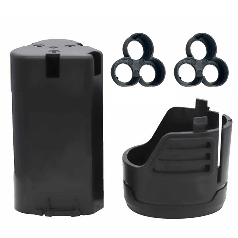 New! Li-Ion Rechargeable Battery Pack Shell Lithium Electric Drill Rechargeable Battery Case 12V Lithium Battery Case Screw Free