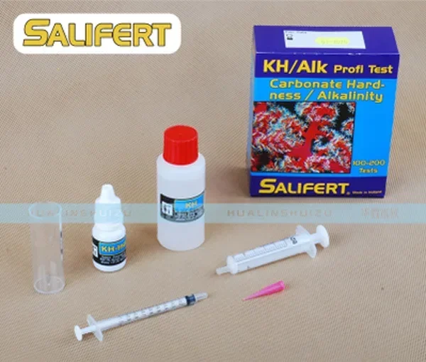 مجموعة اختبار تحليل Ca Calcium Cu I2 KH Mg NH4 الأمونيا NO2 النتريت NO3 نترات PH PO4 Sr خزان الشعاب المرجانية لاختبار المياه البوتاسيوم #6