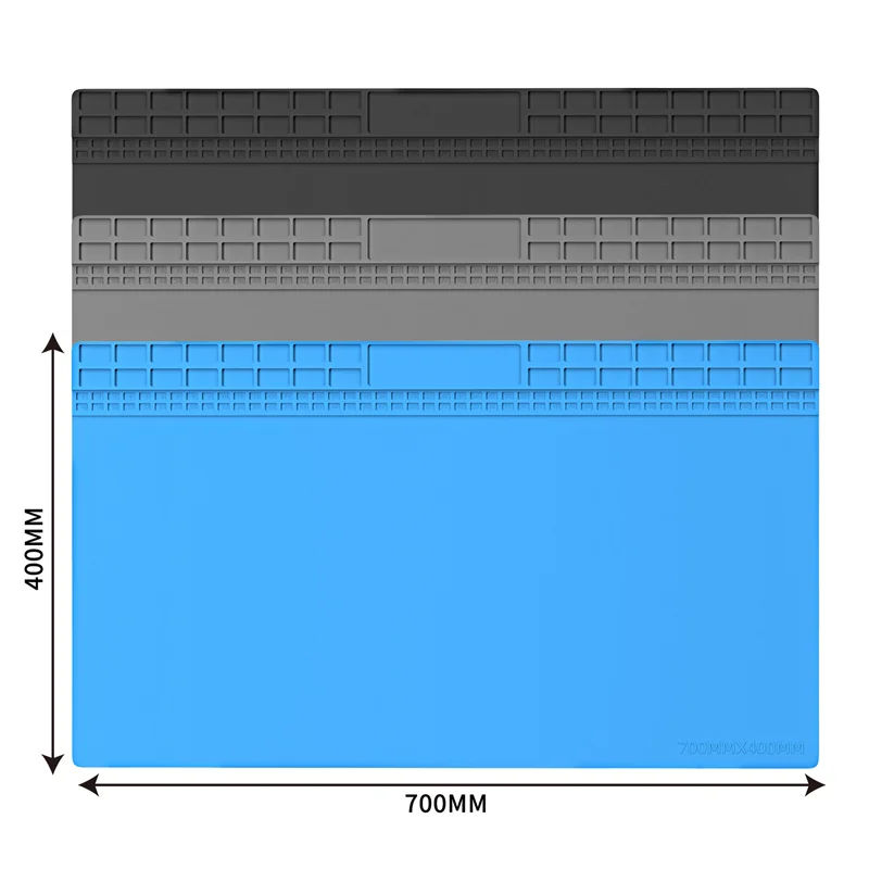 

TE-713 Repair Pad Heat-Resistant Anti-static High Temperature Resistant for Soldering Station PCB CHIP IC Rework Silicon Mat