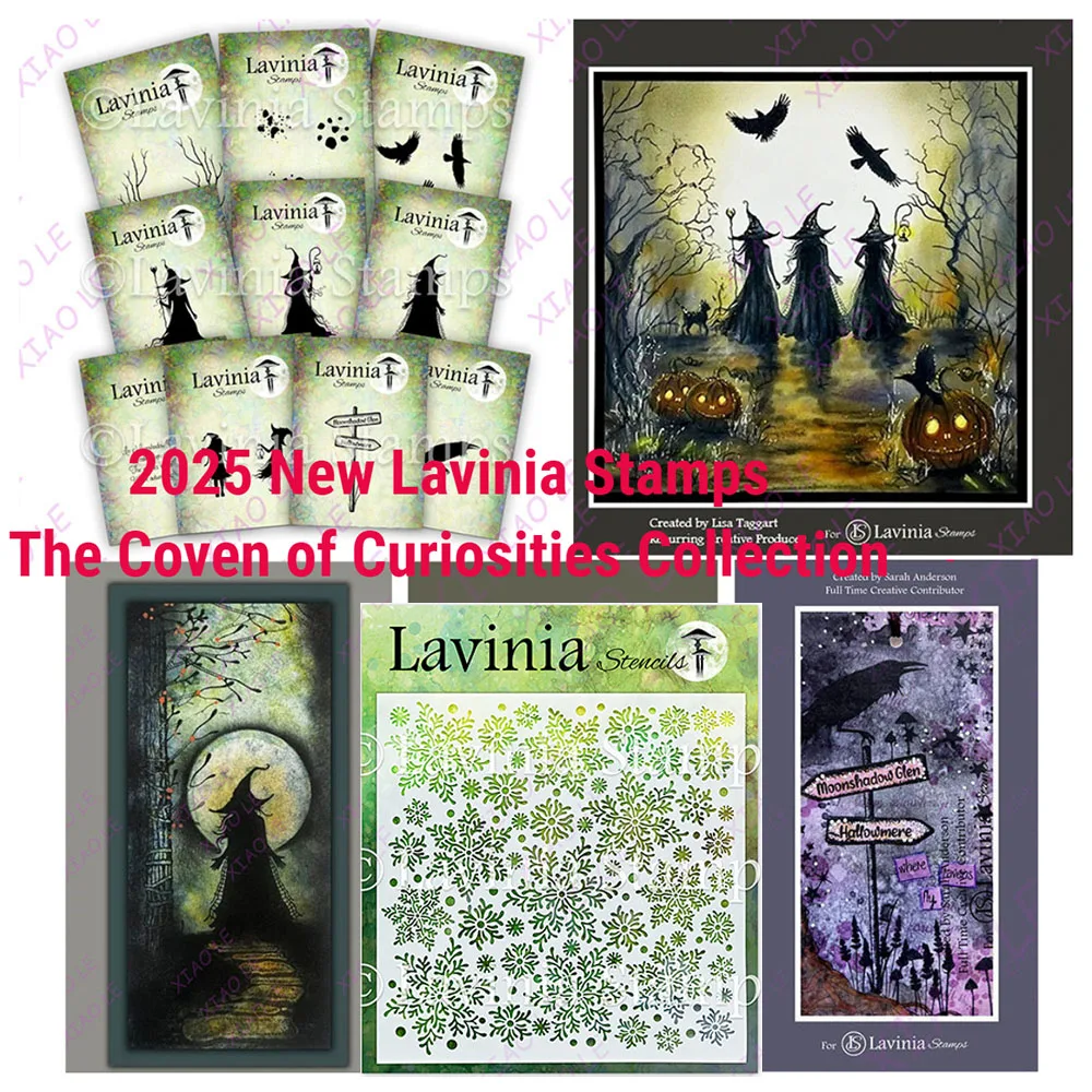 

New Lavinia The Coven of Curiosities Collection Clear Stamps Scrapbook Diary Decoration Embossing Template Diy Greeting Card