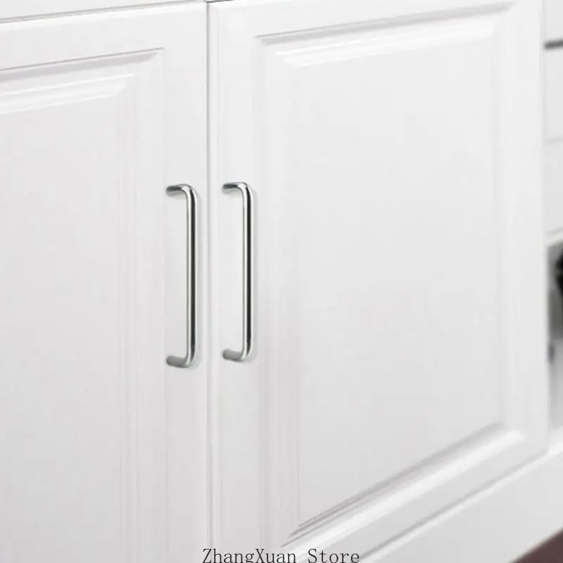 Cabinet Pulls Stainless Steel Dressers Knob Simple Drawer Pulls Handles 3XUF