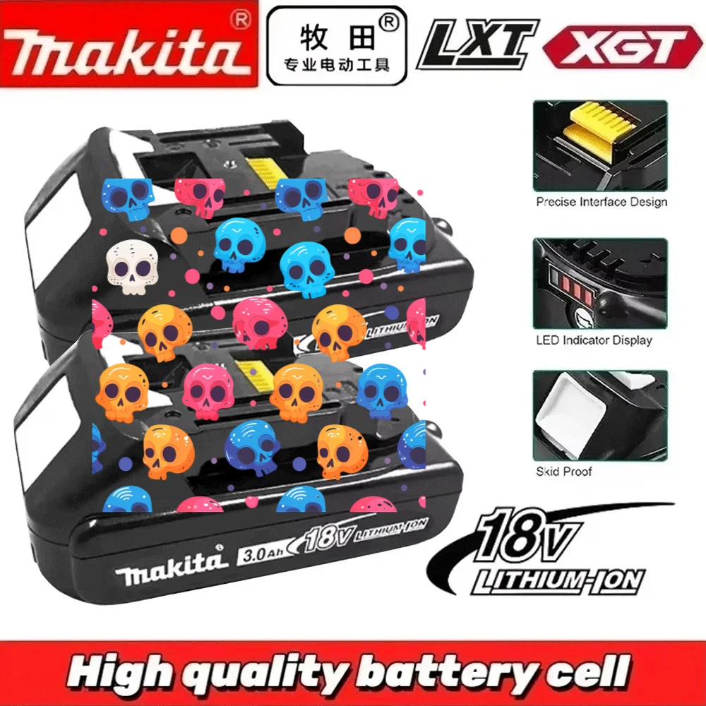 

Original Makita BL1830B BL1850B BL1850 BL1840 BL1860 BL1815 Replacement Lithium-ion 3Ah Makita 18V Battery