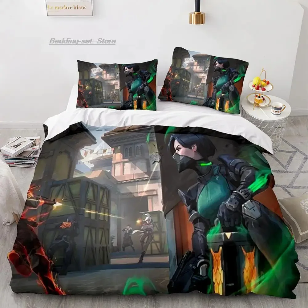 FOTO 6 - Gaming Valorant Bedding Set