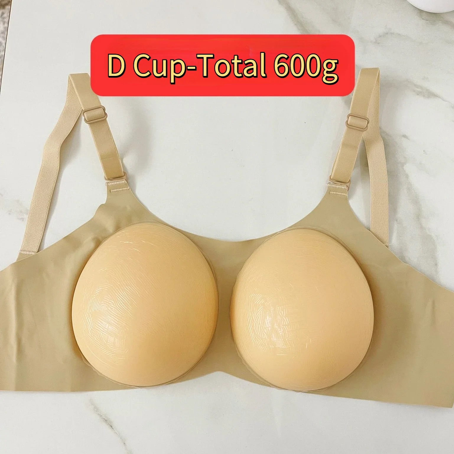 Breast Prosthetic Breast Female Surgery Fake Large Chest Pad Silicone Bra Underwear Lightweight Cross-Dressing Hospital Cosplay