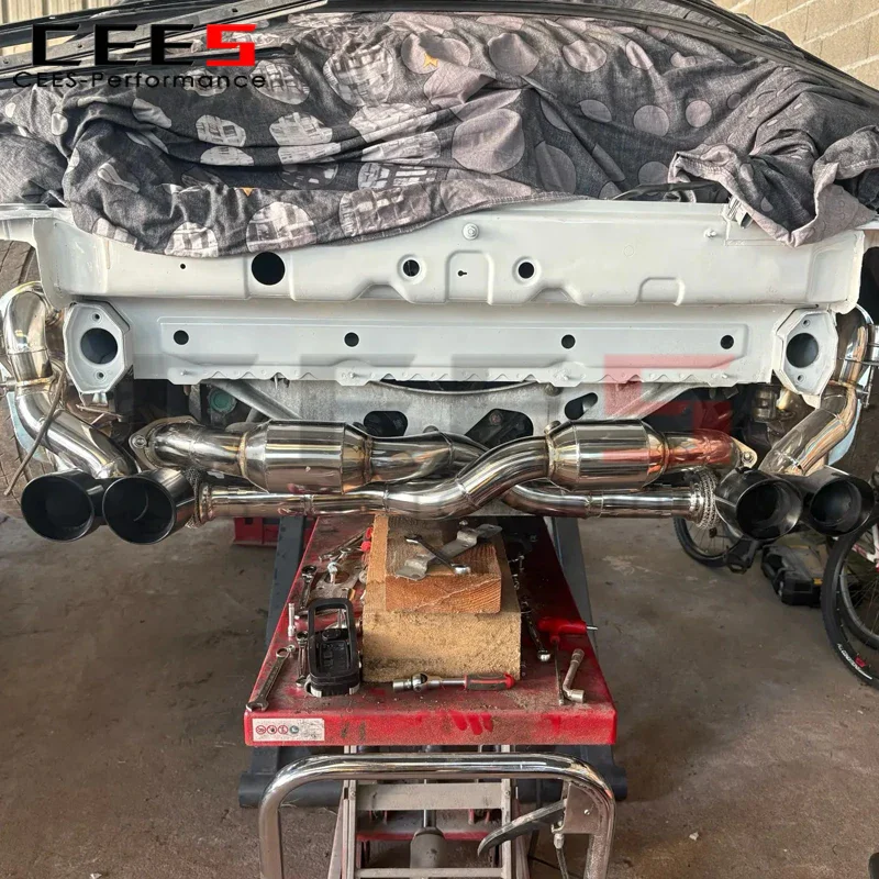 

CEES Valvetronic Exhaust For Porsche 911 997.1/997.2 Carrera 4S 3.8L 2004+ Catback Muffler System With Catalyst