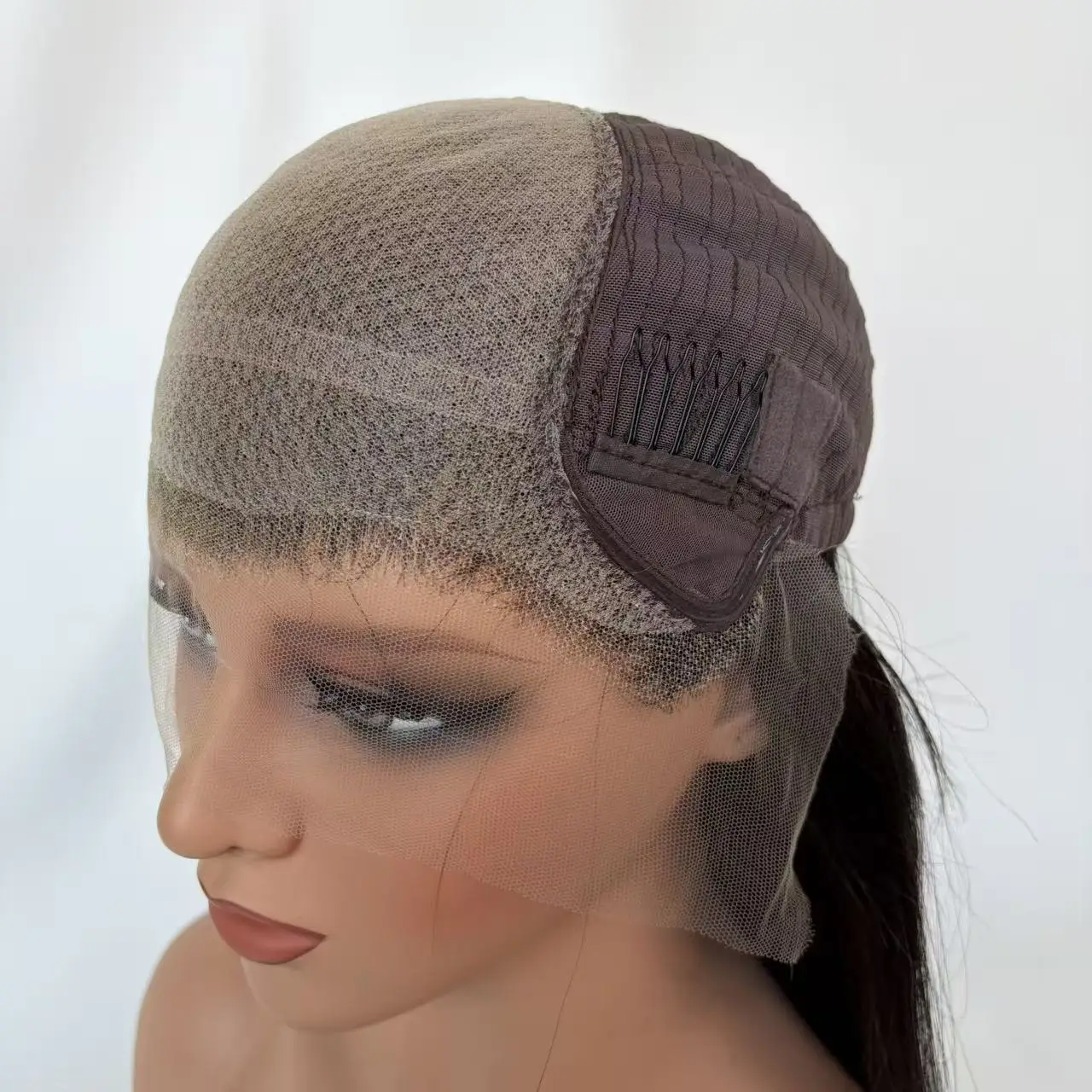 Neue 6*10 HD Lace Perücke mit Silikonkappe, unsichtbare Knoten, europäisches Haar