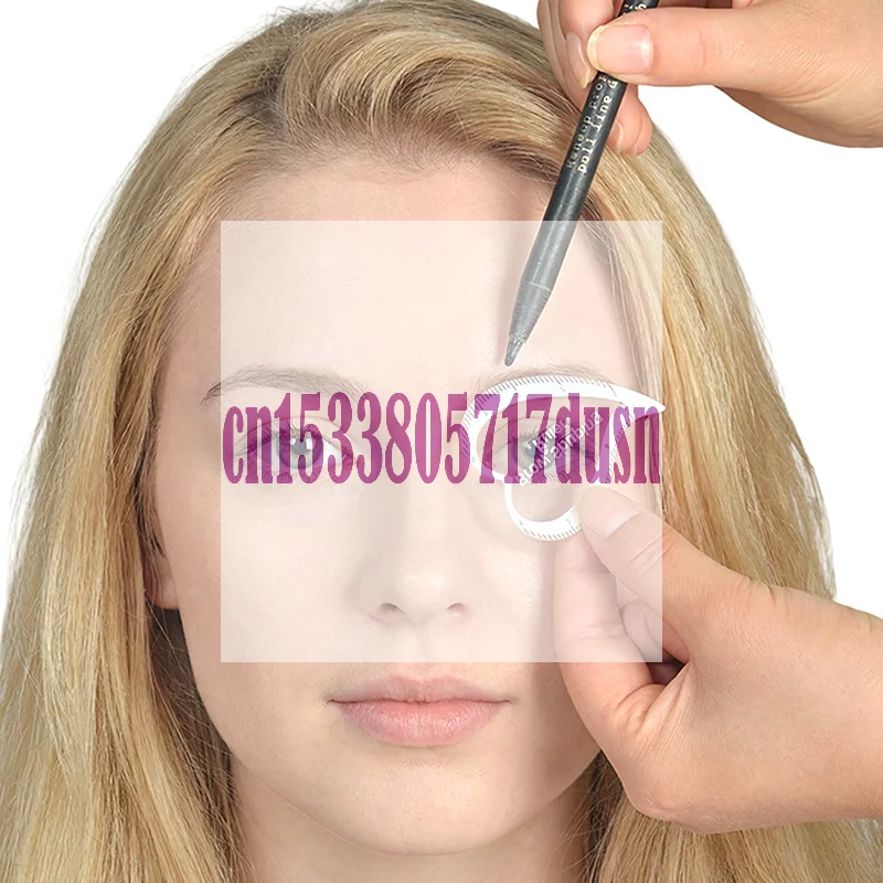 

{HBA17} Acrylic Brow Stencil Ruler Eyebrow Mapping Shaping Ruler Fast Drawing Brow Easy Tool Microblading Permanent Tool