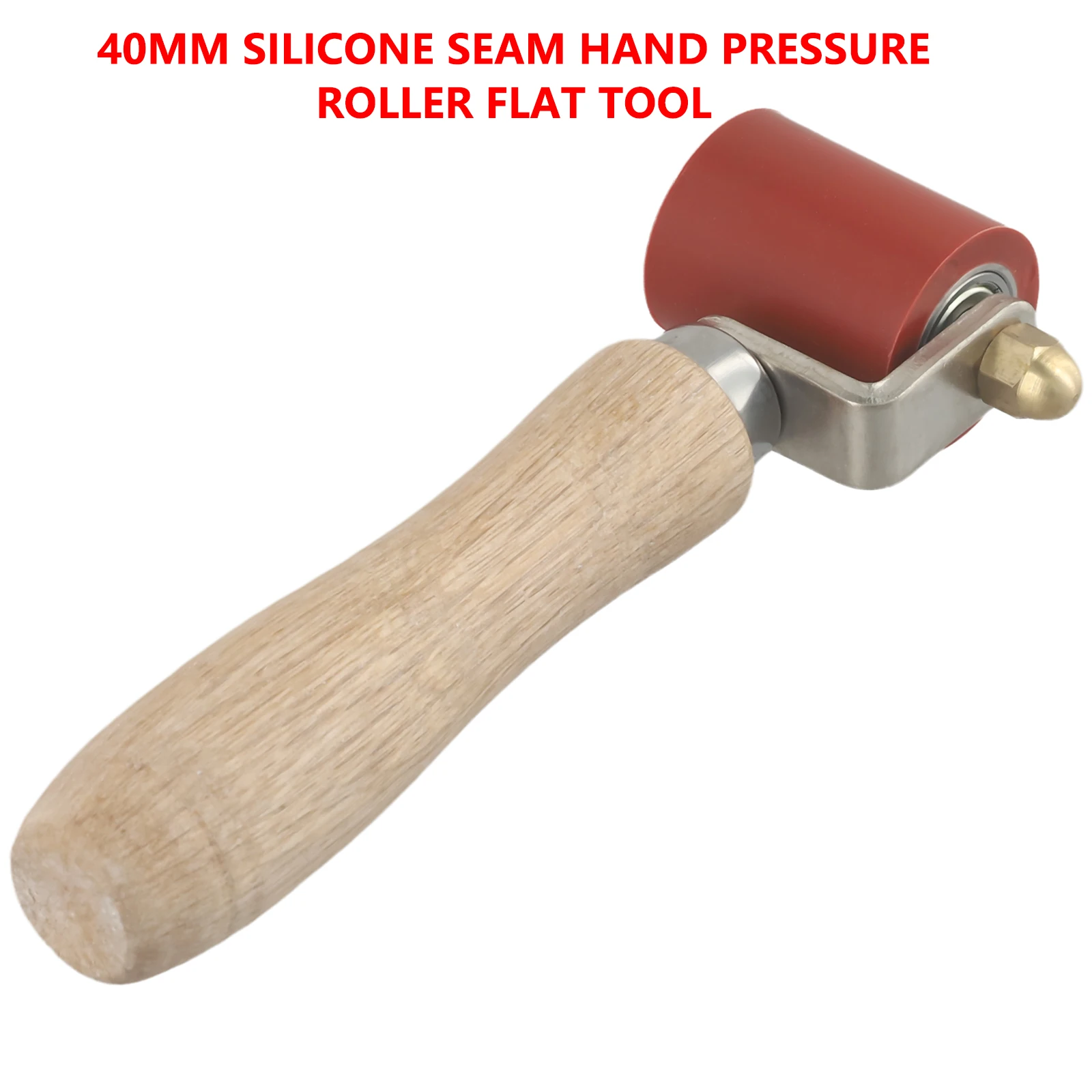 

40mm Silicone Seam Hand Pressure Roller Plastic Welding Welder Roller High Temperature Resistant Seam Roller Welding Tool Parts