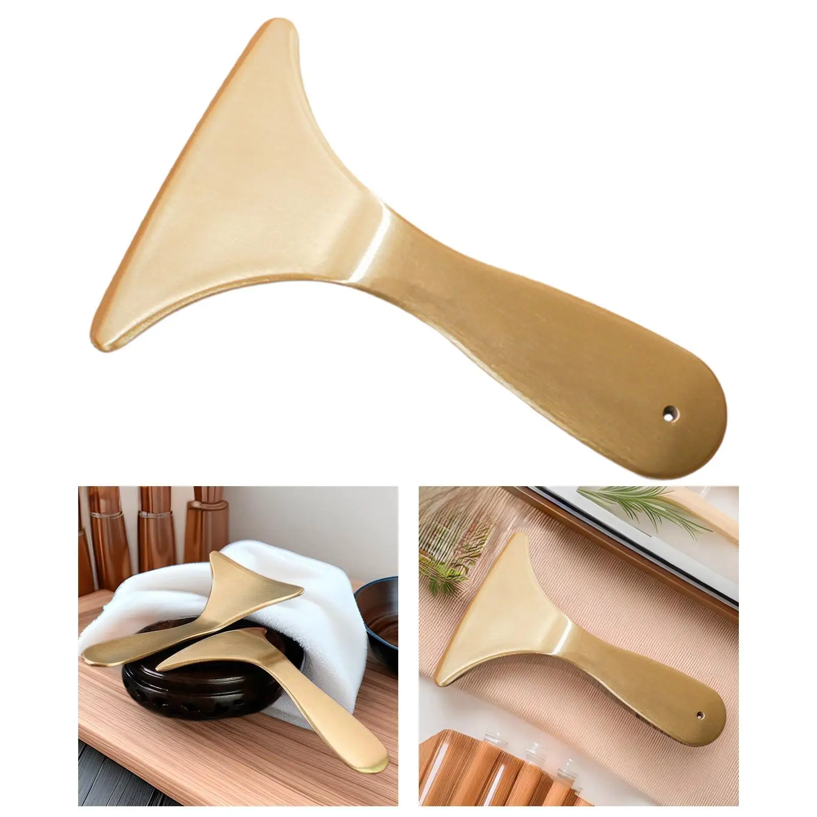 

Brass Gua Sha Tool Professional Multi Functional Handheld Fascia Guasha Scraping