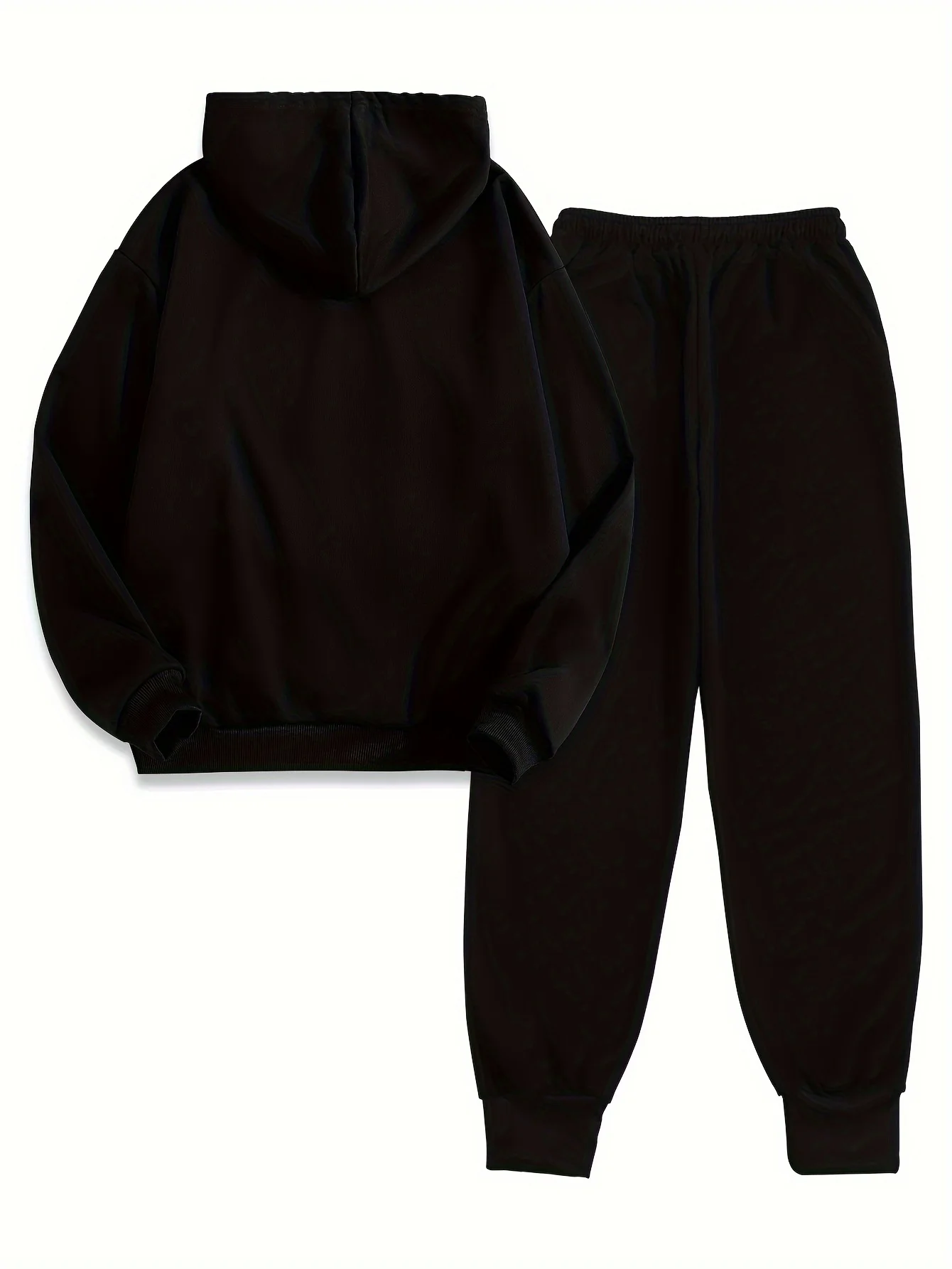 ملابس الخريف والشتاء النسائية هوديس البلوز Trackpants 2 قطعة مجموعة أزياء القطن الكندي بلوفر وسراويل كبيرة الحجم