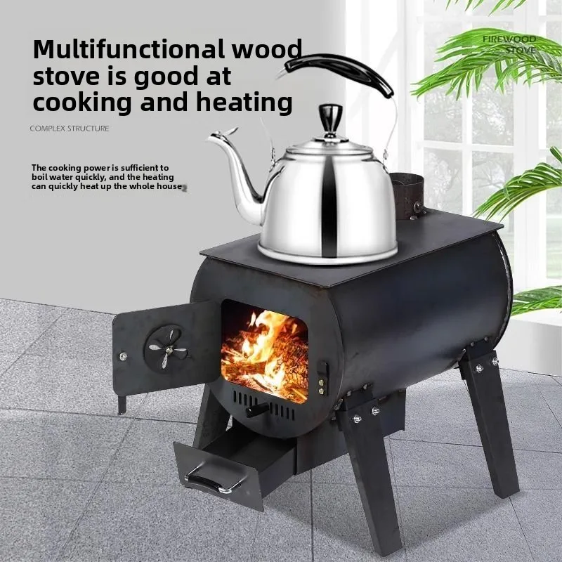 

Зимняя уличная дровяная печь для дачи и загородного дома, угольная печь для барбекю, походное снаряжение