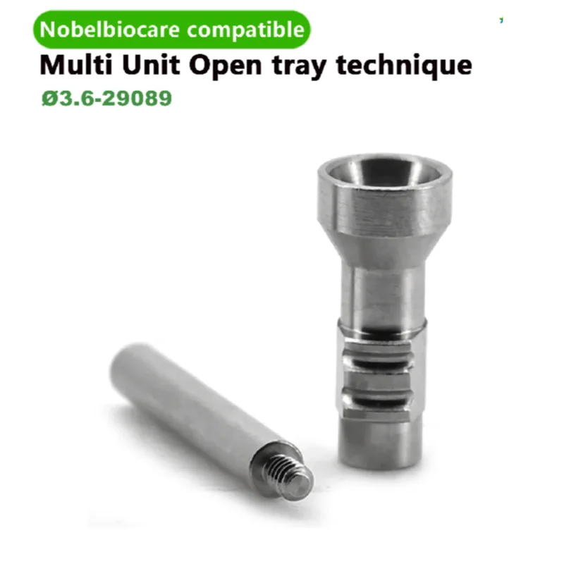 Dental Parts For Nobel Muti Unit Abutment Open Tray Transfer Coping Impression Pick-up Analog Screw Lab Prosthetic Kit