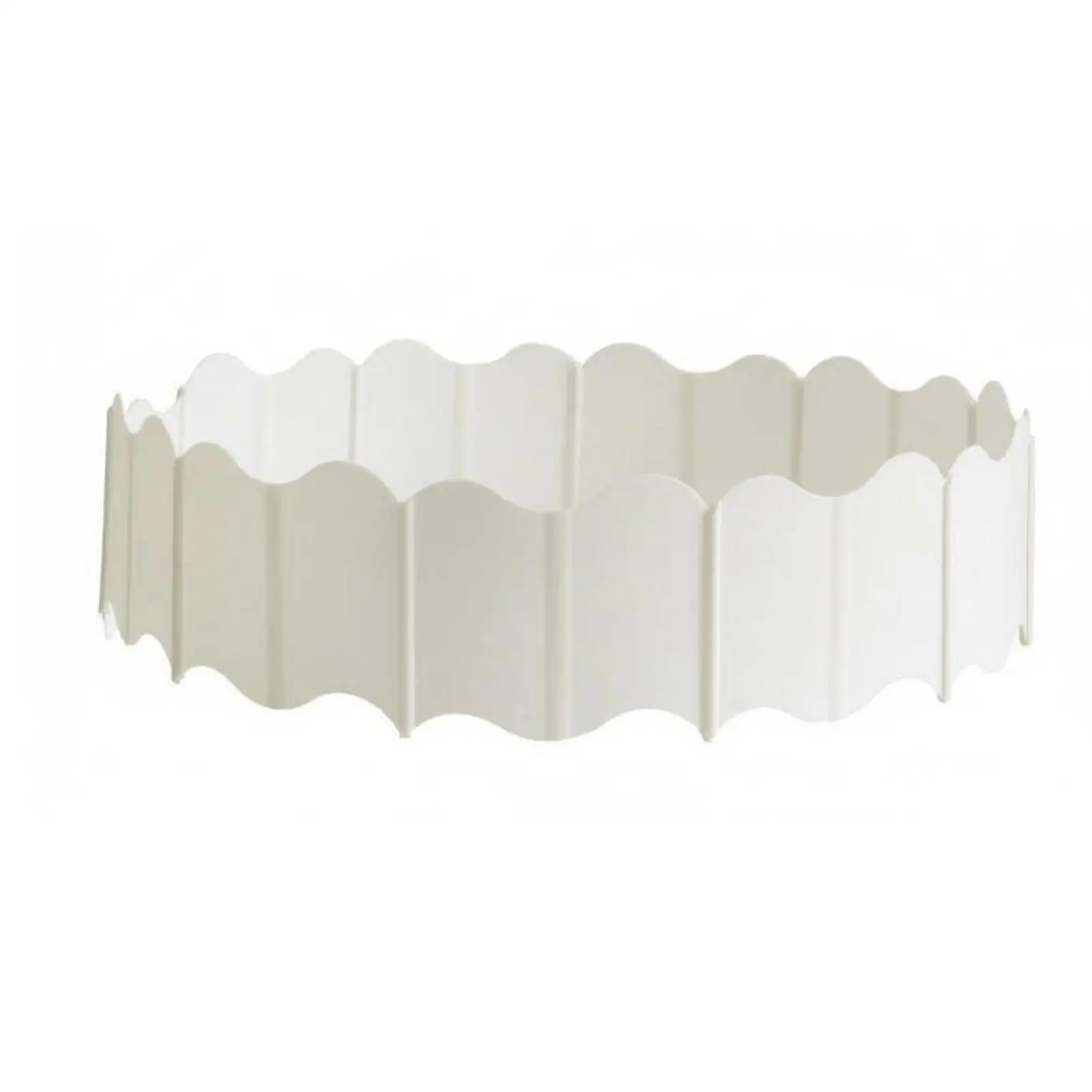 20 Pieces Decorative Flower Bed Fence Easy to Install Plastic Garden Fence