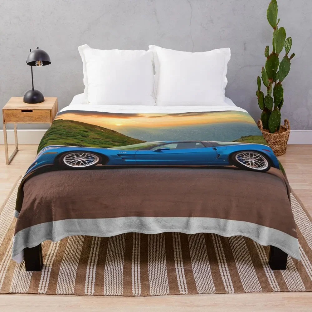 Chevrolet C6 Corvette ZR1 Throw Blanket Sofa Throw For Baby For Decorative Sofa Blankets Sofas Of Decoration Blankets