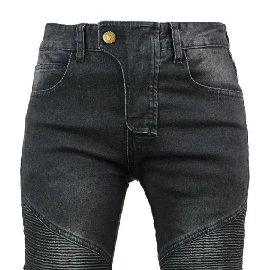 Pantalones de moto para mujer, vaqueros de montar, anticaída, pantalones de motociclista clásicos, pantalones de carreras para todas las estaciones