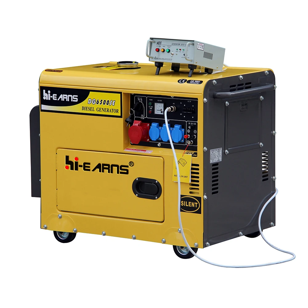 

5000W silent dies el generator with ATS