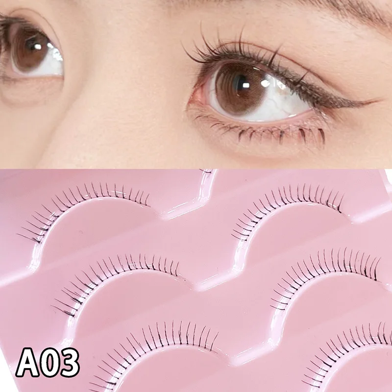 LTWEGO pestañas inferiores 5 pares, 3D visón, aspecto natural, extensión de pestañas inferiores, pestañas cortas, herramientas de maquillaje 3