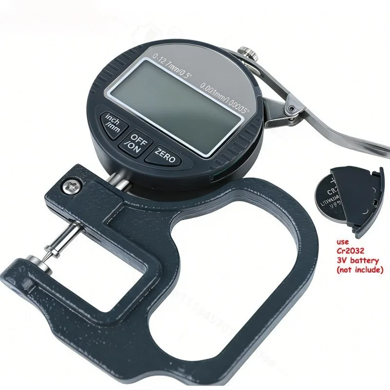 0-12.7mm High Precision Digital Thickness Gauge Tip Digital Micrometer Height Measuring Instrument For Industrial Measurement