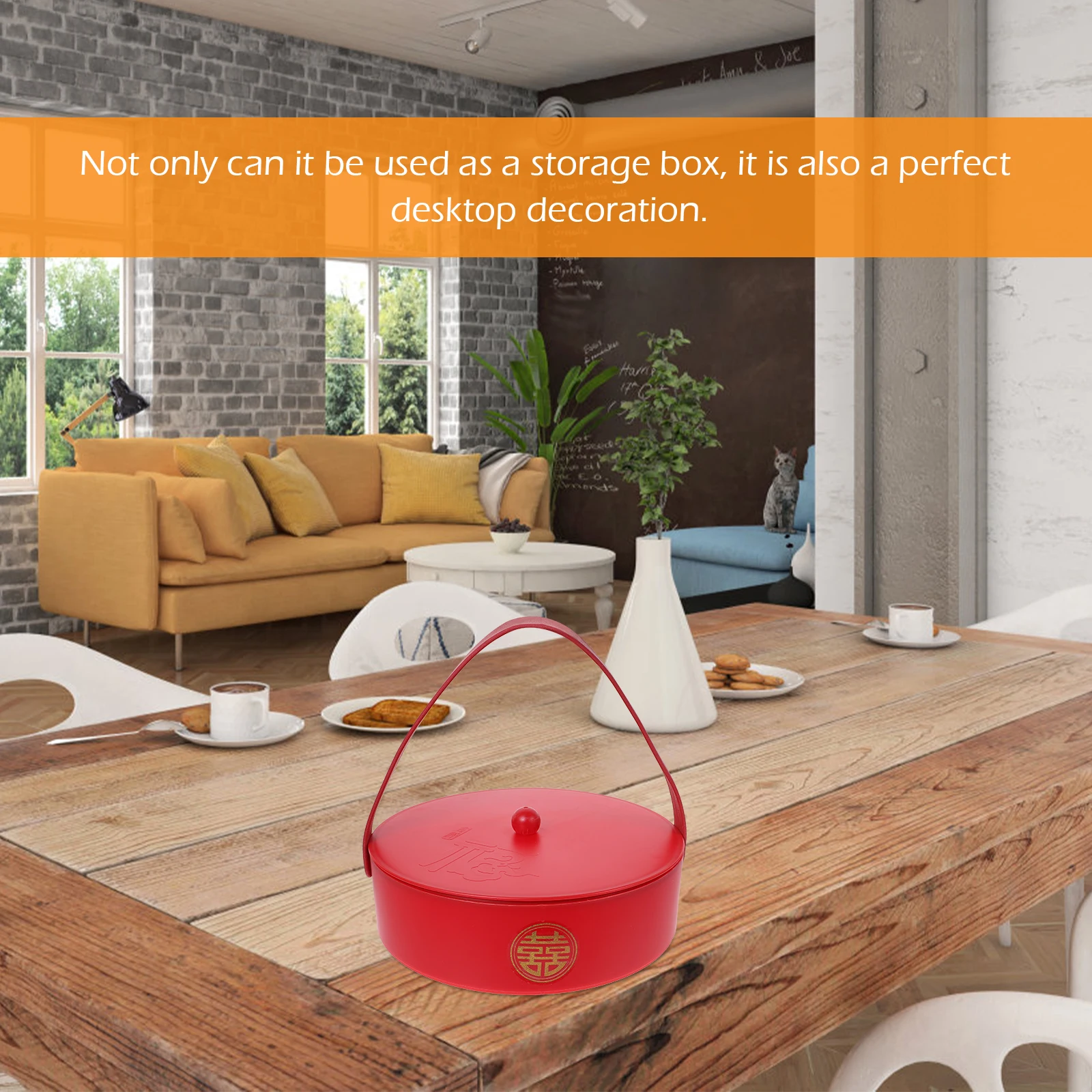 

Versatile Snack Storage Container Plastic Candy Bowl Stylish Design Dried Fruit Serving Tray For Events
