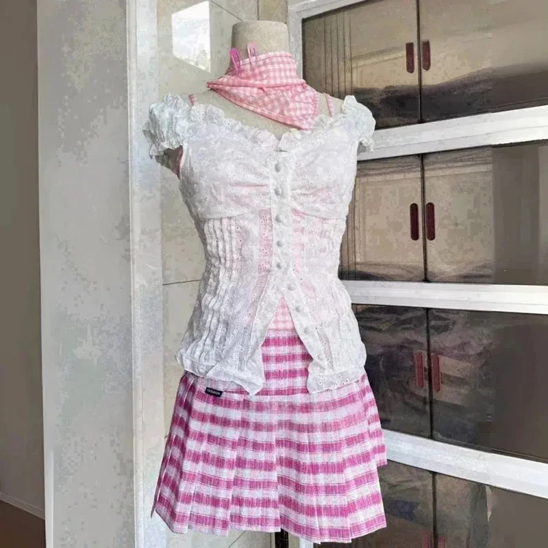 e,4;v'6\k/Anime Komatsu Nana Cosplay Costume Girl Pink Skirt Date Outfits Cute Uniform Carnival masquerade Party 5;g'8.n/3\ view 2