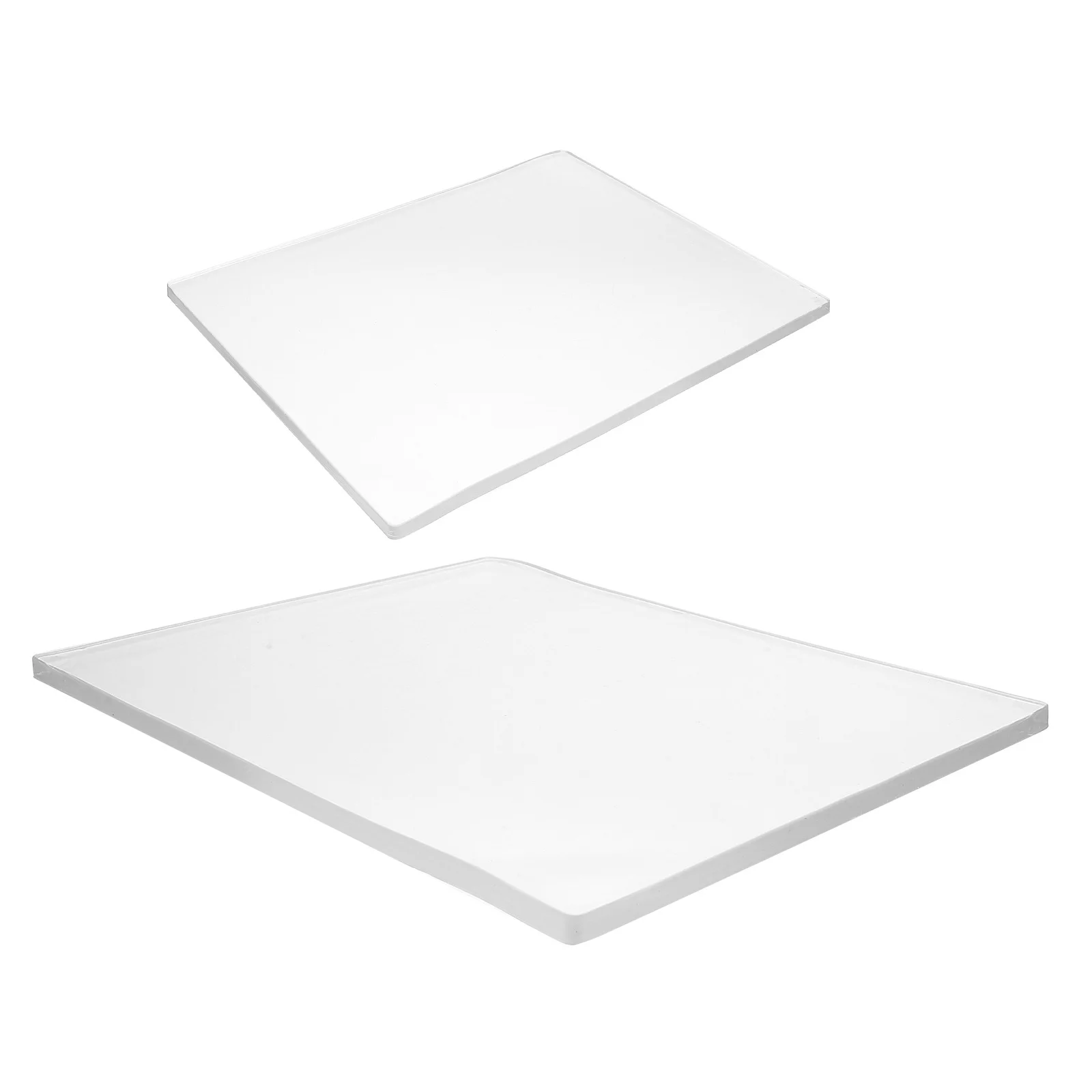 2pcs Reusable Gel Printing Plate A4 A5 For Kids Soft Printmaking Diy Drawing Painting Card Making Clear Gel Press Art Transfer