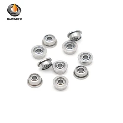 10Pcs ZZ/RS Flange Bearings ABEC-7 Deep Groove Ball Bearing F695RS 5x13x4, F625RS 3x10x4, F623RS 5X16X5, MF52ZZ 2*5*2.5