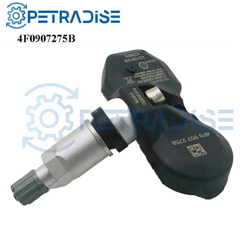 New TPMS Tire Pressure Sensor 433MHZ For Audi A4 A6 S4 Porsche 911 Volkswagen Phaeton Touareg Bentley Auto Parts OEM 4F0907275B