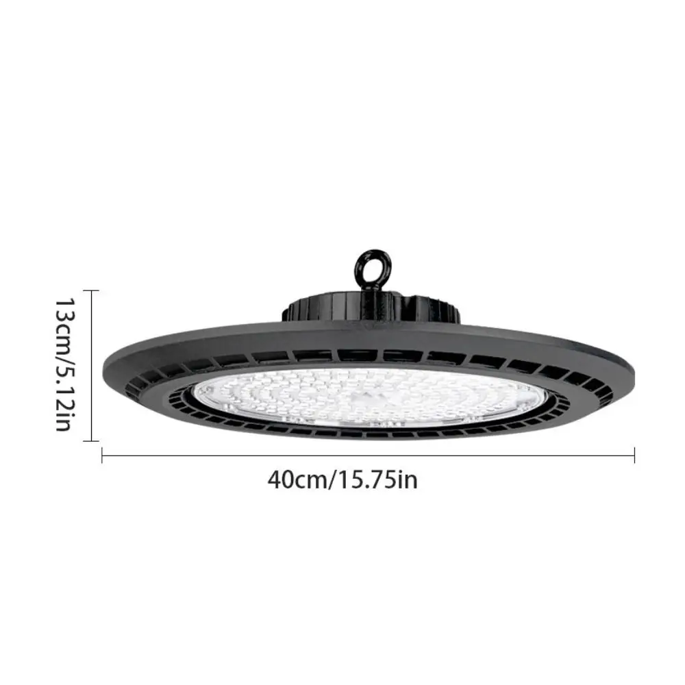 Luz LED de alta bahía UFO de 1000W/150W/200W IP65, resistente al agua, larga vida útil, luz LED Industrial UFO, aleta de aluminio fundida a presión