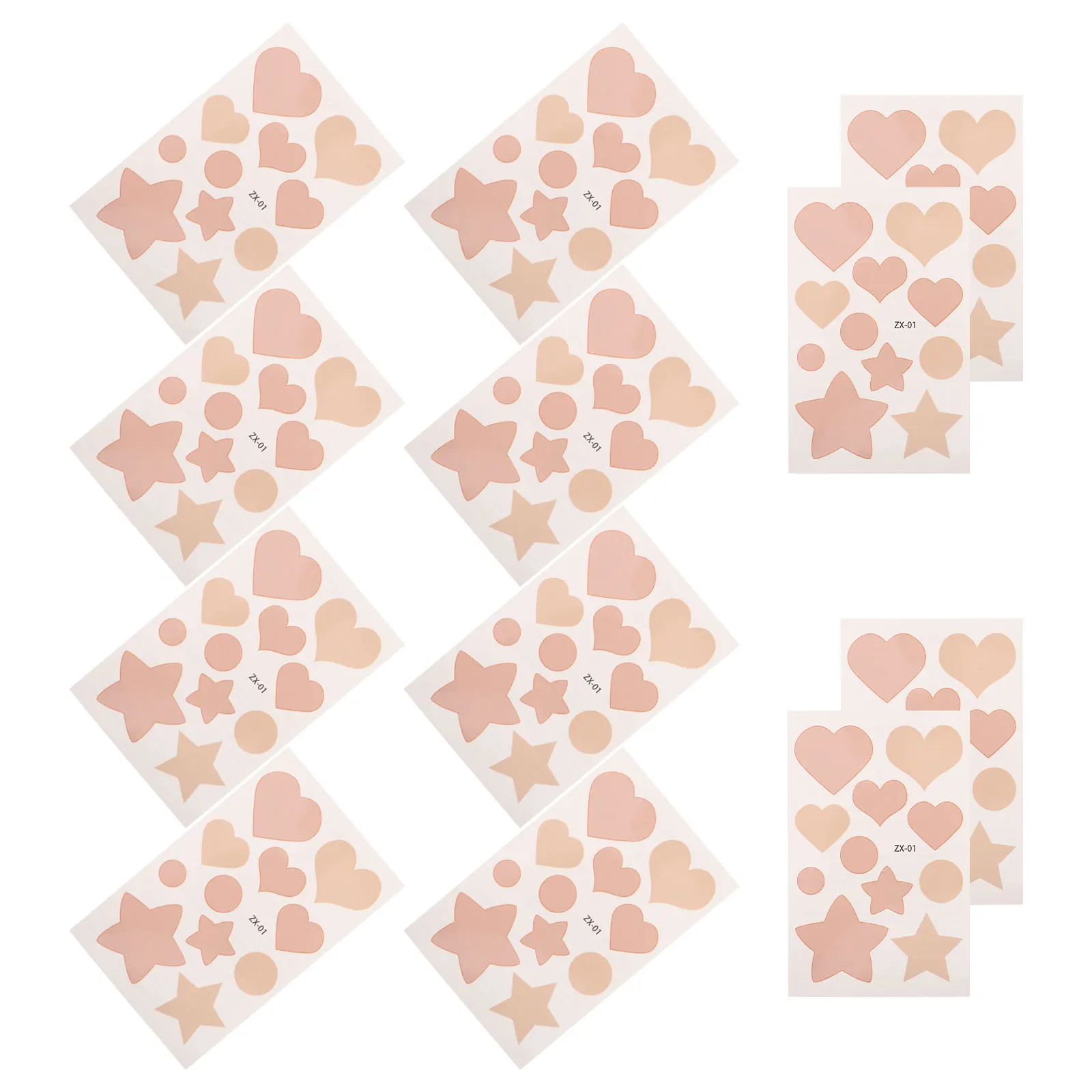

12pcs Tattoo Cover Up Patches Concealer Sheets Invisible Skin Patch Birthmarks Dark Spots Soft Breathable Covering Supplies