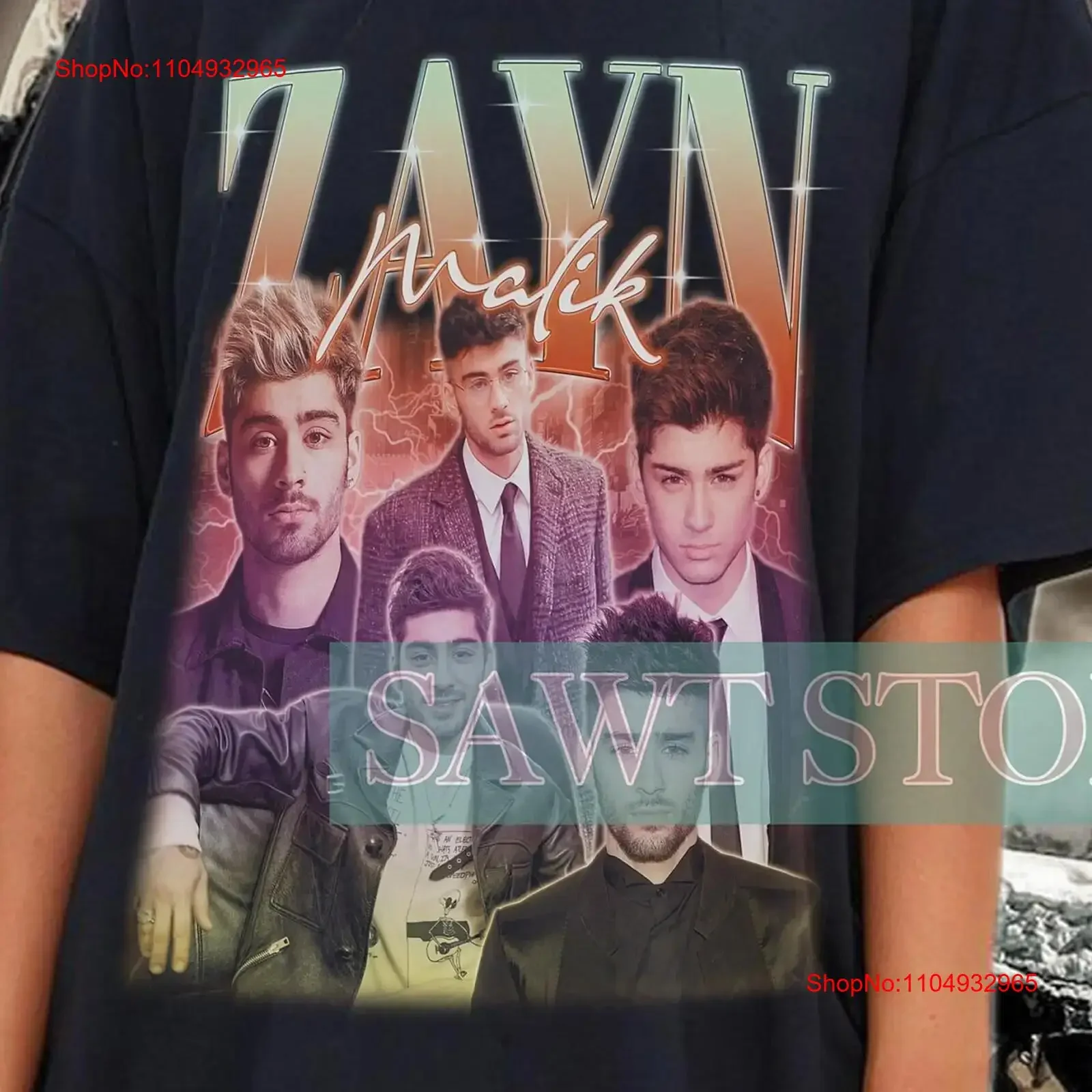 

Retro ZAYN MALIK T Shirt Boyband Vintage Crewneck ConcerT vintage Washed designer clothes streetwear fashion Breathable