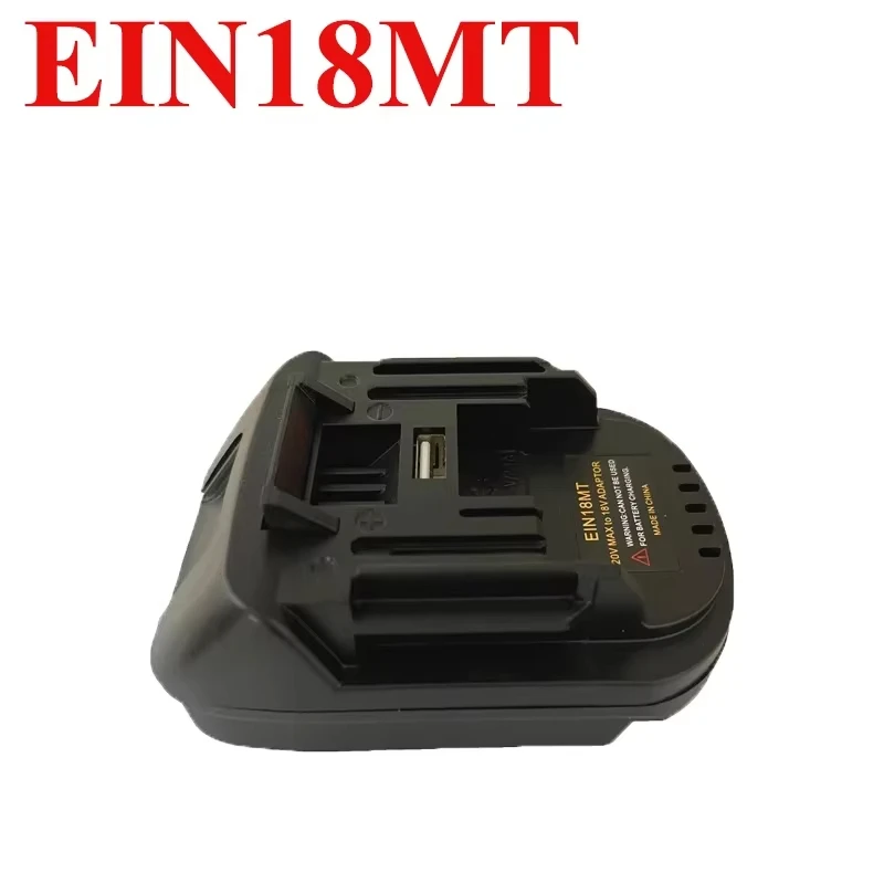 Battery Adapter for Einhell 18VLi-ion Battery with USB Convert to for Makita 18VLi-ion Battery Power Tools for Makita 18V Tool