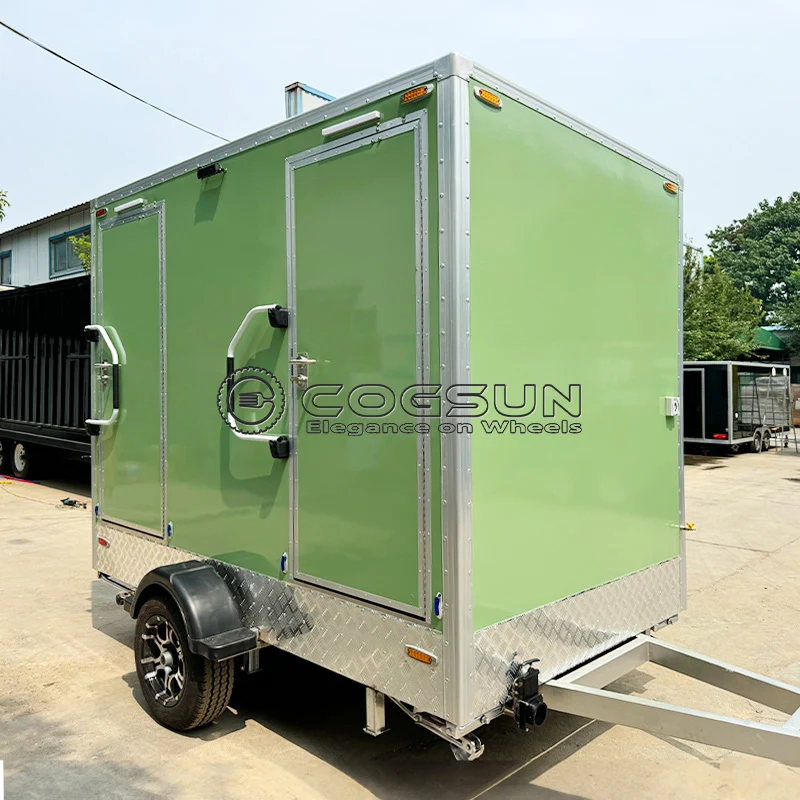 

All-Season Insulated Luxury Restroom Trailer Portable Shower Toilet Trailer for Mountain Resorts and Ski Events