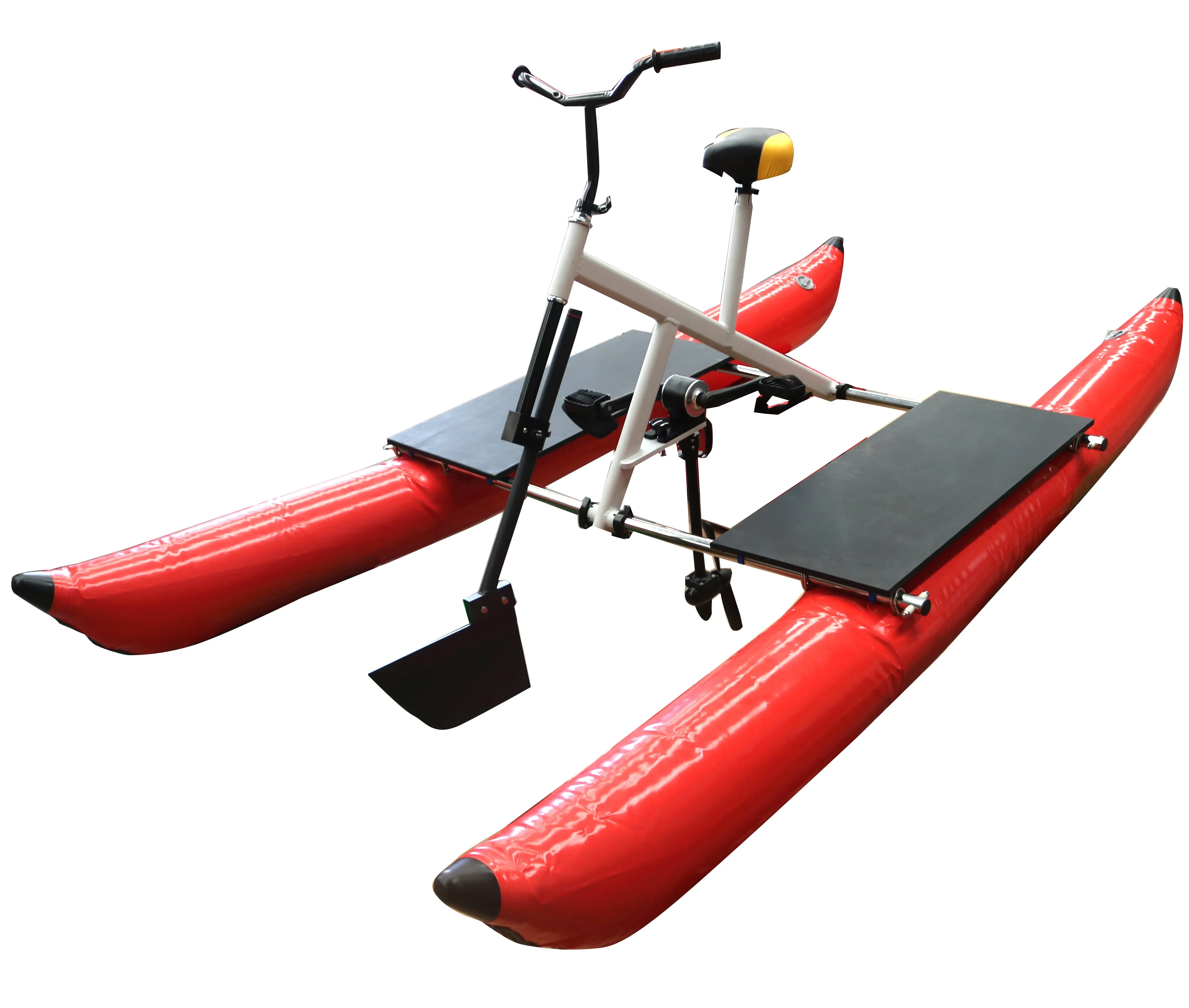 

Vicking Inflatable PVC Material Water Pedal Bike Outdoor Bicycle Portable Boat with Pedals Inflatable Floating Carton Air Pump