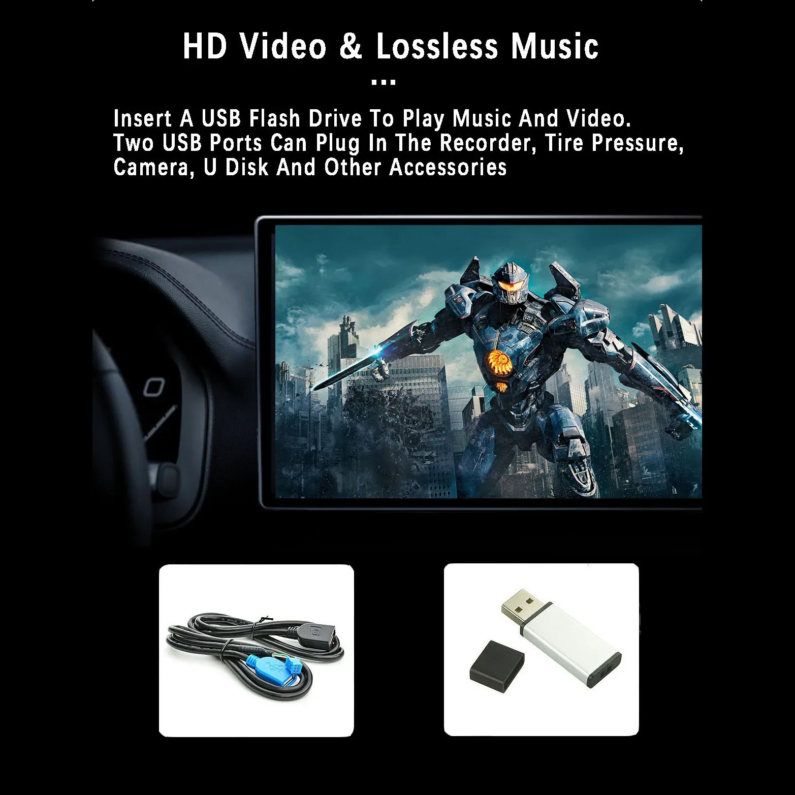 Picture 6: 2Din Android14 For Ford Fiesta 1995-2001 Focus MK1 1998-2004 Multimedia Stereo Radio Video Player Screen Carplay android auto